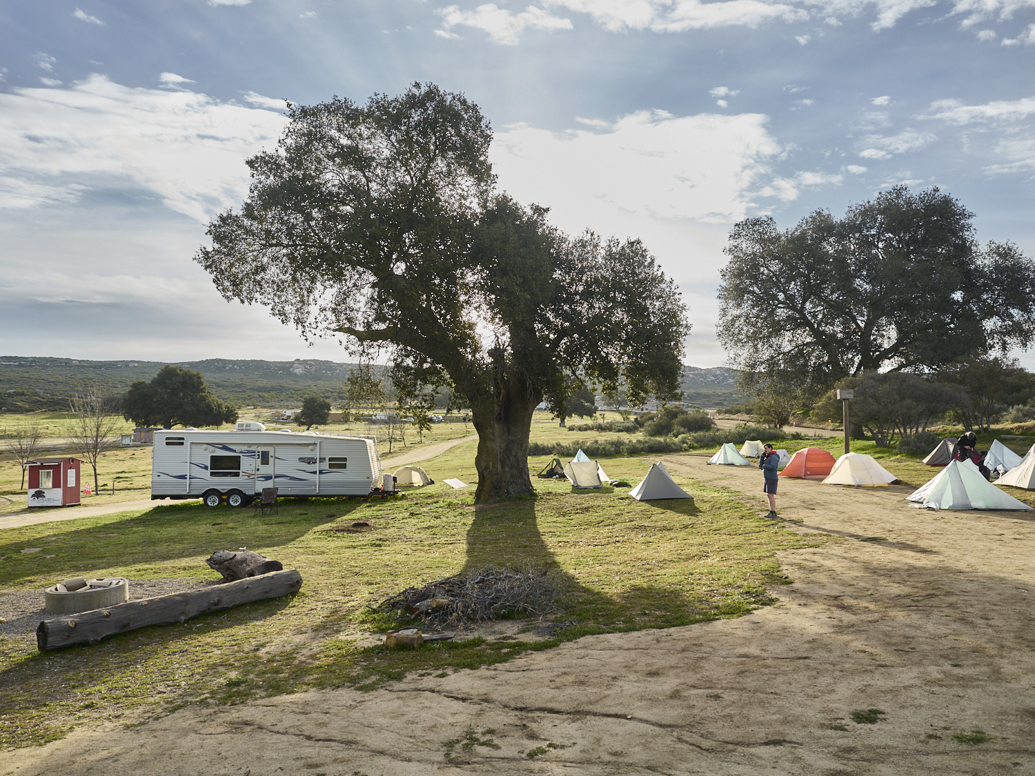 Camp Lockett in der Morgensonne des 7. April 2023