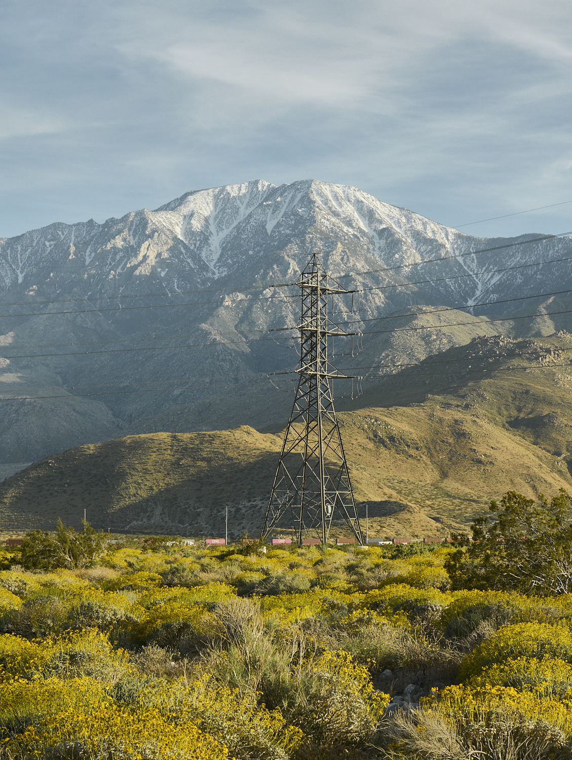 Cottonwood Canyon Trailhead, Blick nach Süden zum Mount San Jacinto