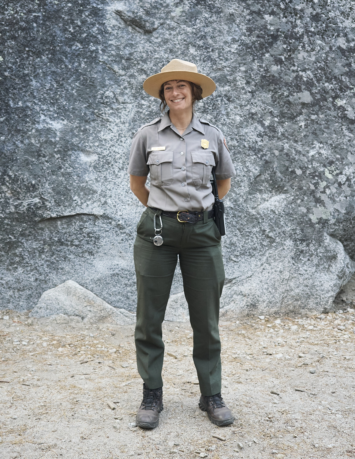 Ein Ranger in Yosemite Valley.