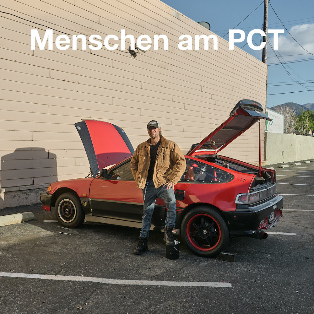 Portrait eines Mannes in Tehachapi in der Nähe des PCT